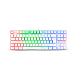 Teclado Redragon Kumara K552W White RAINBOW